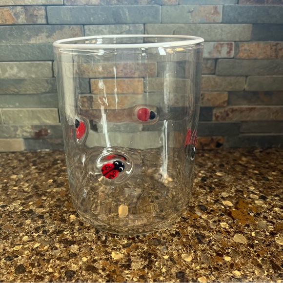 Anthropologie | Dining | Anthropologie Icon Juice Glass Ladybug | Poshmark